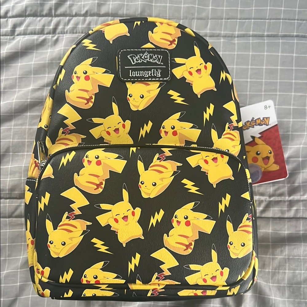 Loungefly Pokémon Pikachu Black and Yellow Backpack